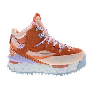 BRAND NEW FILA RENNO MULTI TREKKING WOMENS ORANGE SUEDE LIFESTYLE SNEAKERS SHOES
